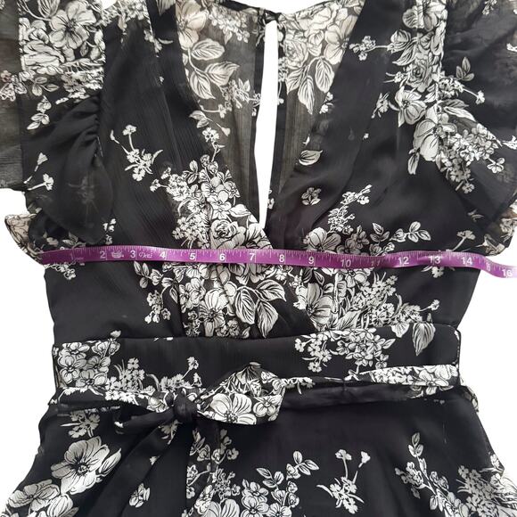 VTG B. Darlin Y2K Babydoll mini dress Women's Sz 4 6 Vintage Fairy Fairycore 90s - Picture 15 of 16